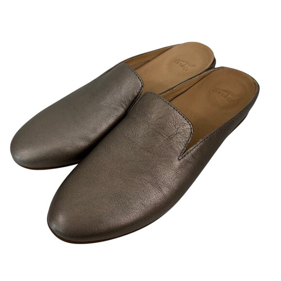 Dansko Women Slip-On Mules SZ 41 Brown Metallic Leather Comfortable Casual Shoes - Picture 11 of 15